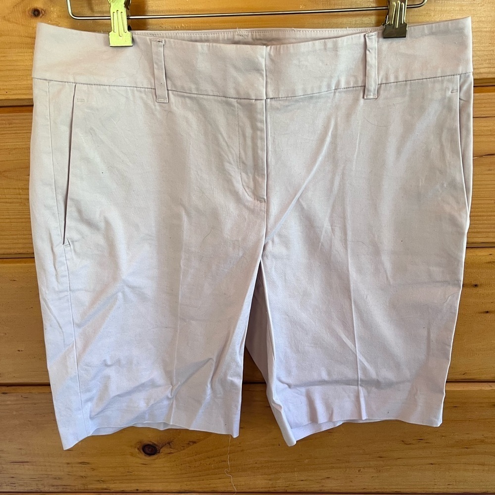 Ann Taylor Womens Bermuda Cotton Shorts 8